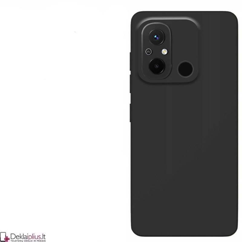 Liquid Air silikoninis dėklas - juodas (Xiaomi Redmi 12C/11A/Poco C55) Liquid Air silikoninis dėklas - juodas (Xiaomi Redmi 12C/11A/Poco C55)